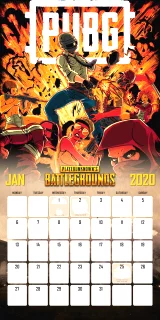 Kalendarz Playerunknown's Battleground 2020