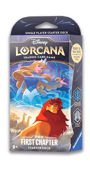 Gra karciana Lorcana: The First Chapter - Sapphire / Steel Starter Deck - Disney