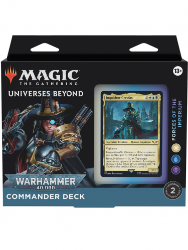 Gra karciana Magic: The Gathering Universes Beyond: Warhammer 40,000 - Forces of the Imperium (Talia Dowódcy)