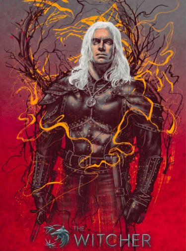 Plakat Wiedźmin - Geralt z Rivie (Netflix)