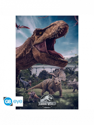 Plakat Jurassic World - Carnivores & Herbivores