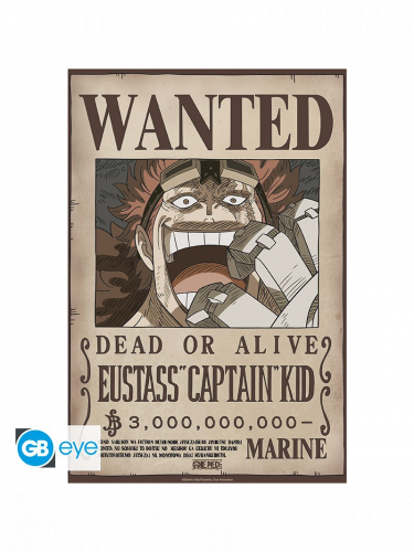 Plakat One Piece - Wanted Kid Wano