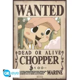 Plakát One Piece - Wanted Brook & Chopper (sada 2 ks)