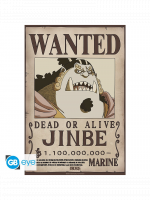 Plakat One Piece - Wanted Jinbe Wano