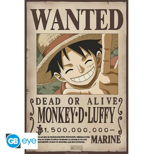 Plakát One Piece - Wanted Luffy & Ace (sada 2 ks)