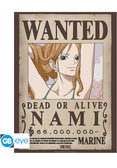 Plakat One Piece - Wanted Nami