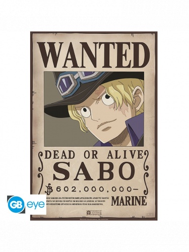 Plakat One Piece - Wanted Sabo