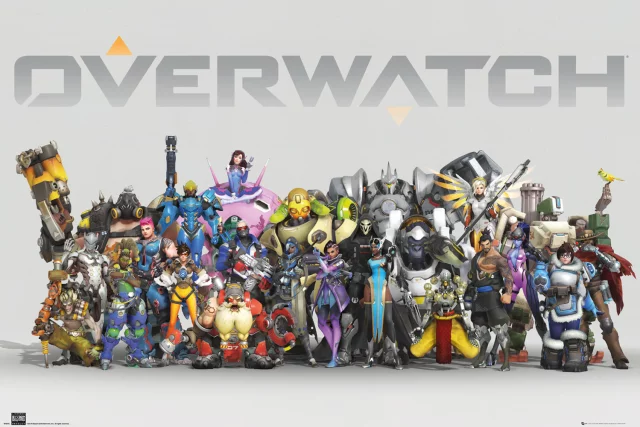 Plakat Overwartch - Anniversary Line Up - Overwatch