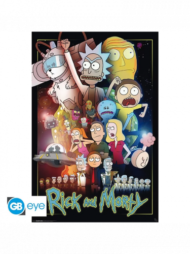 Plakat Rick and Morty - Wars