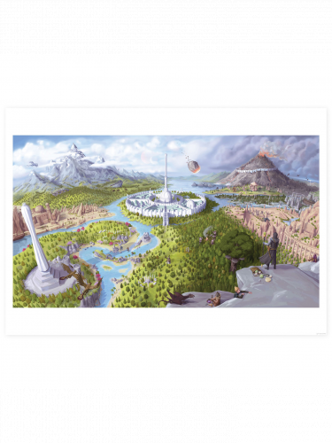 Plakat The Elder Scrolls IV: Oblivion - Imperial City Art Print