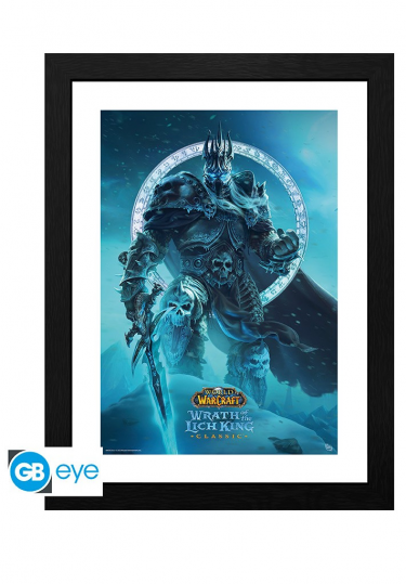 Plakat w ramce World of Warcraft - Lich King