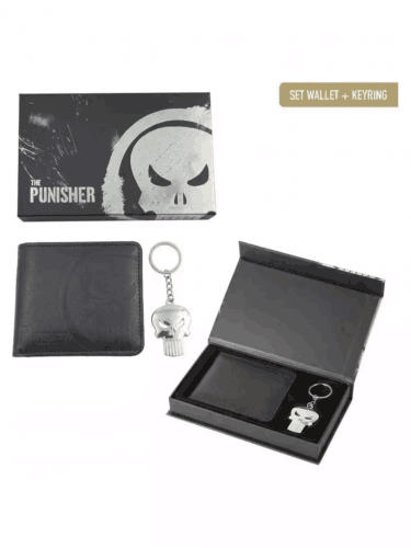 Zestaw podarunkowy Marvel - The Punisher (portfel, brelok)