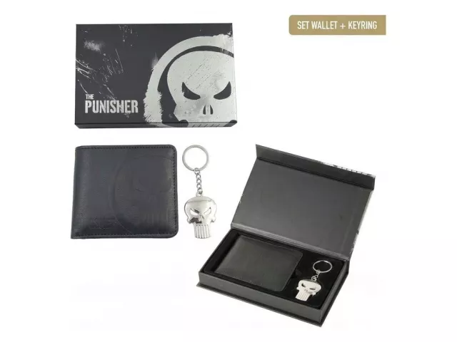 Zestaw podarunkowy Marvel - The Punisher (portfel, brelok) - Zestaw podarunkowy