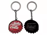 Zestaw podarunkowy Fallout - Nuka Cola (karty do gry, breloczek, przypinka)