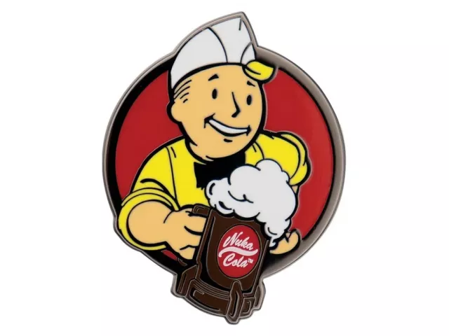Zestaw podarunkowy Fallout - Nuka Cola (karty do gry, breloczek, przypinka)