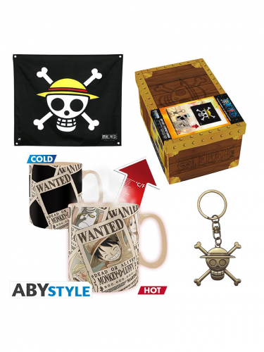 Zestaw upominkowy One Piece - One Piece (kubek, flaga, brelok)