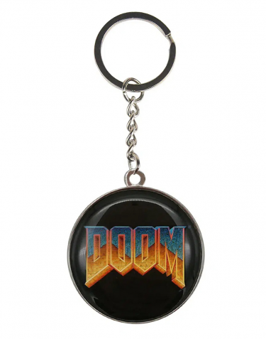 Breloczek Doom - Classic Logo