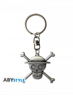 Breloczek One Piece - Skull Luffy Metal