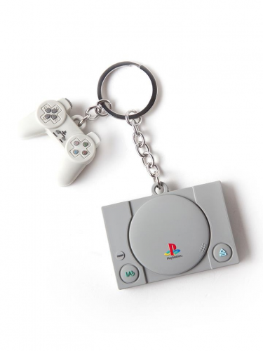 Brelok PlayStation - Console and Controller 3D