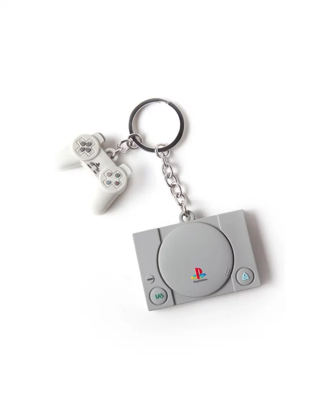 Brelok PlayStation - Console and Controller 3D