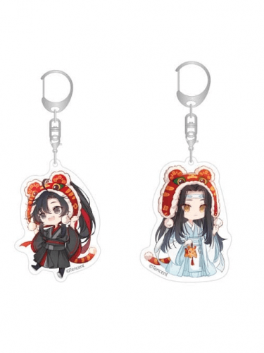 Zestaw Grandmaster of Demonic Cultivation - brelok Wei Wuxian + Lan Wangji Chibi