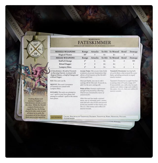 W-AOS: Warscroll Cards: Disciples of Tzeentch