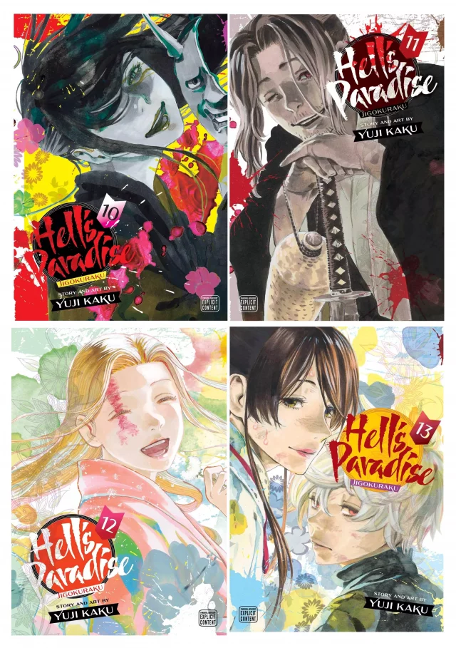 Zestaw komiks Hell's Paradise: Jigokuraku ENG 10-13 - Anime