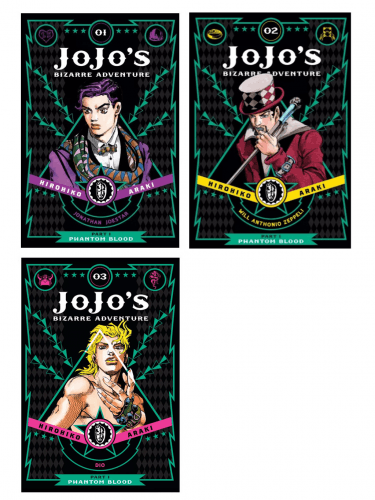 Zestaw komiks JoJo's Bizarre Adventure: Part 1 - Phantom Blood ENG 1-3
