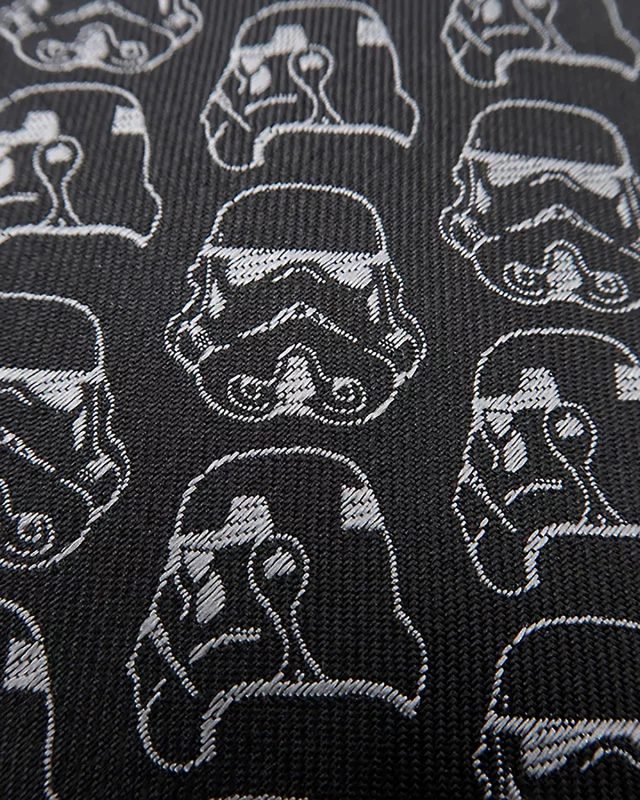 Krawat Star Wars - Stormtrooper helmets
