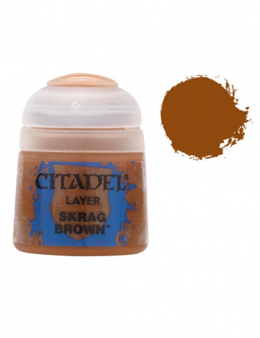 Citadel Layer Paint (Skrag Brown) - warstwa farby, brązowa