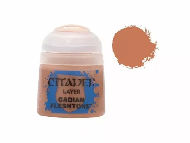 Citadel Layer Paint (Cadian Fleshtone) - krycí barva, oranžová