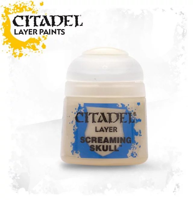 Citadel Layer Paint (Screaming skull) - krycí barva, šedá