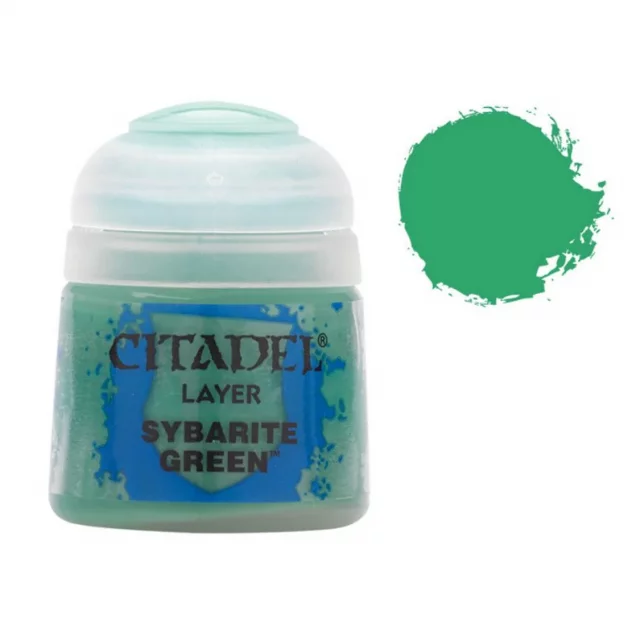 Citadel Layer Paint (Sybarite Green) - krycí barva, zelená
