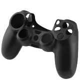 Silikonowy pokrowiec na kontroler DualShock 4 - czarny