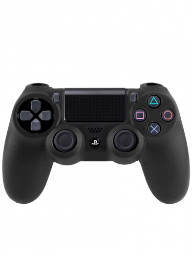 Silikonowy pokrowiec na kontroler DualShock 4 - czarny (PS4)