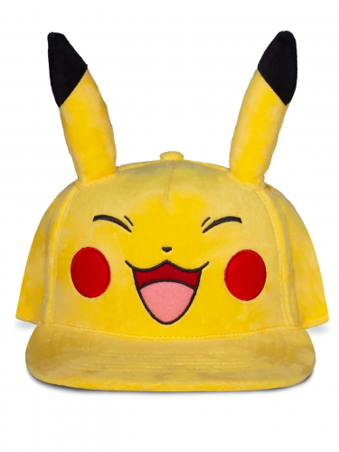 Bejsbolówka Pokémon - Happy Pikachu Plush