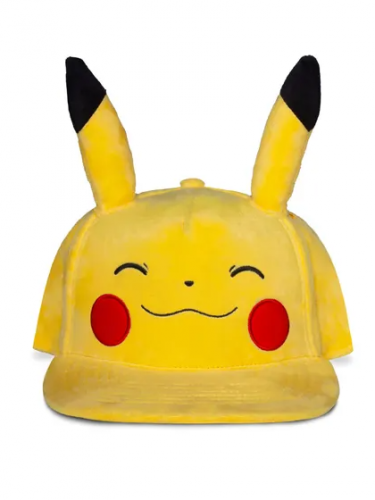 Bejsbolówka Pokémon - Smiling Pikachu Plush