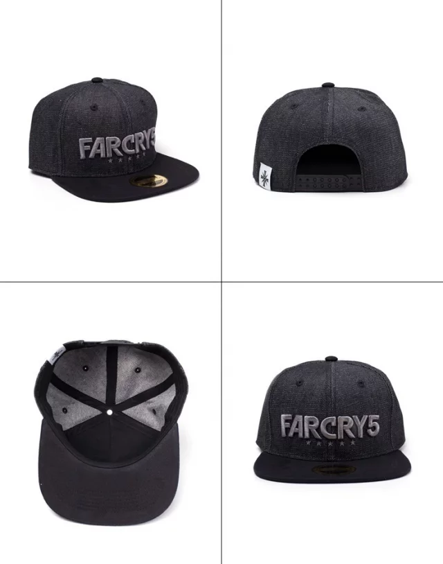 Czapka z daszkiem Far Cry 5 - Black Denim Logo - Czapka
