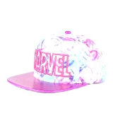 Bejsbolówka Marvel - Logo Różowa - Snapback