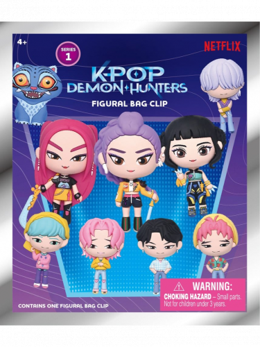 Klips do torebek KPop Demon Hunters - Blind Box Series 1 (losowy wybór)