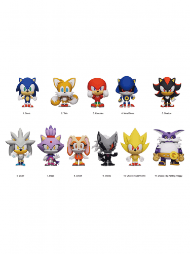 Klips na torby Sonic: The Hedgehog - Blind Box Series 1 (losowy wybór)