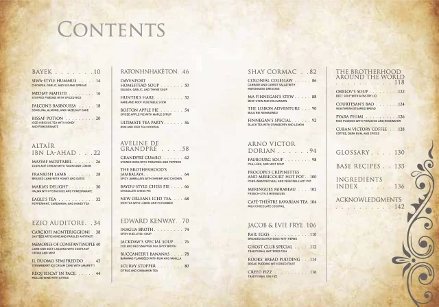 Książka kucharska Assassin's Creed: The Culinary Codex