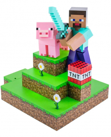 Lampka Minecraft - Steve Figural Light