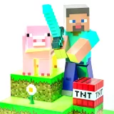 Lampička Minecraft - Steve Figural Light