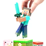 Lampička Minecraft - Steve Figural Light