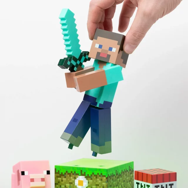 Lampka Minecraft - Steve Figural Light