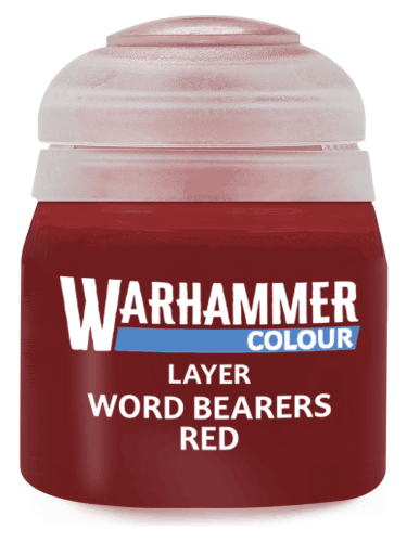 Warhammer Colour Layer Paint (Word Bearers) - czerwony