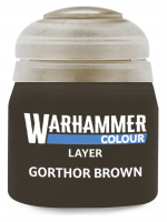 Warhammer Colour Layer Paint (Gorthor Brown) - brązowy