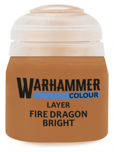 Warhammer Colour Layer Paint (Fire Dragon Bright) - pomarańczowy