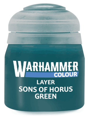 Warhammer Colour Layer Paint (Sons of Horus Green) - zielony